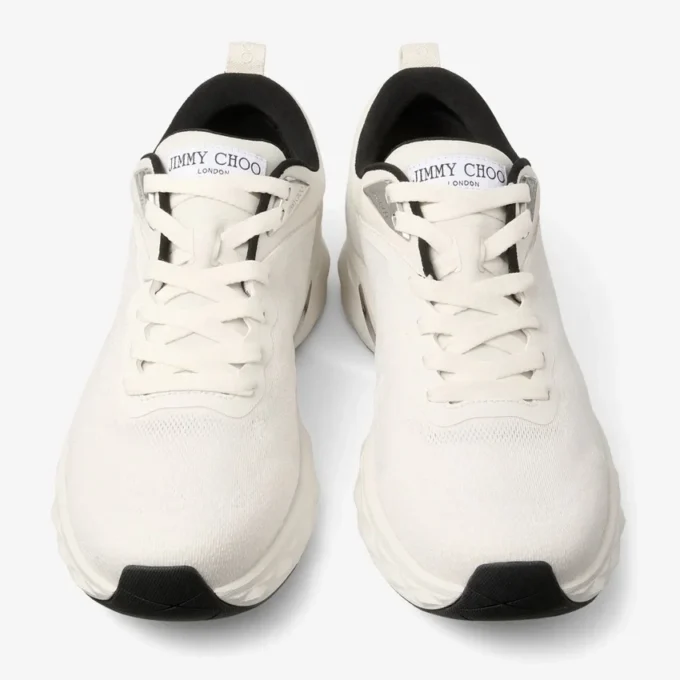 Diamond Run M Latte en zwarte sneakers van gebreide jacquardmix Diamond Run M Latte en zwarte sneakers van gebreide jacquardmix