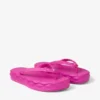 Diamond-teenslippers in fuchsia, platte rubberen schoenen