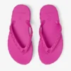 Diamond-teenslippers in fuchsia, platte rubberen schoenen