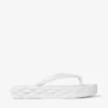 Diamond-teenslippers Optisch witte rubberen platte schoenen
