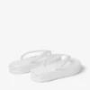 Diamond-teenslippers Optisch witte rubberen platte schoenen