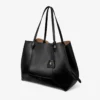 Diamond Tote Large Zwarte kalfsleren draagtas Diamond Tote Large Zwarte kalfsleren draagtas