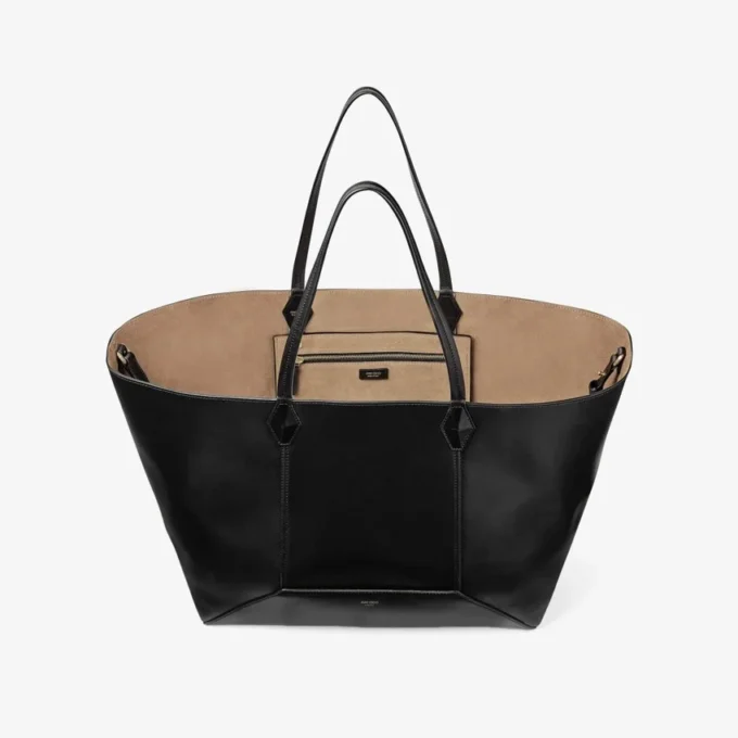 Diamond Tote Large Zwarte kalfsleren draagtas Diamond Tote Large Zwarte kalfsleren draagtas