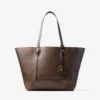 Diamond Tote Medium Cognac Tote Bag van glad kalfsleer