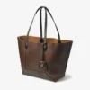 Diamond Tote Medium Cognac Tote Bag van glad kalfsleer