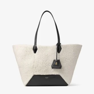 Diamond Tote Medium Natuurlijke schapenvacht draagtas