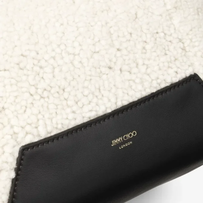 Diamond Tote Medium Natuurlijke schapenvacht draagtas