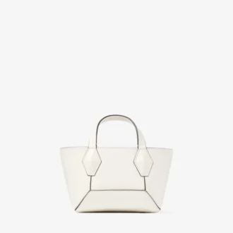 Diamond Tote Mini Latte leren mini-tote