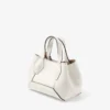 Diamond Tote Mini Latte leren mini-tote