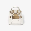 Diamond Tote Mini Latte leren mini-tote