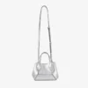 Diamond Tote Mini Zilveren Vintage Metallic Leren Minitas Diamond Tote Mini Zilveren Vintage Metallic Leren Minitas