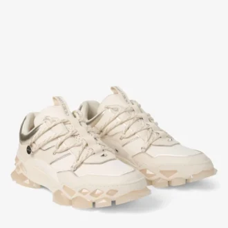 Diamond X II M Latte leren sneakers