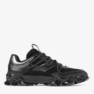 Diamond X II M zwarte leren sneakers
