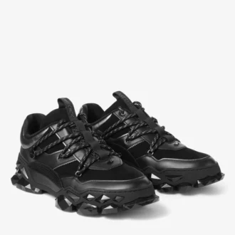 Diamond X II M zwarte leren sneakers