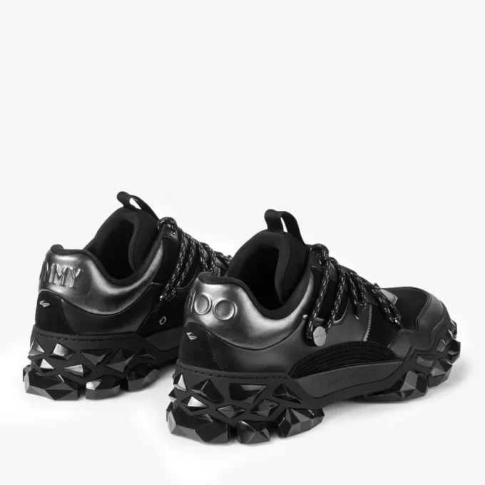 Diamond X II M zwarte leren sneakers Diamond X II M zwarte leren sneakers