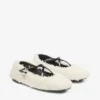 Eleri Ballerina Ballerina’s van natuurlijk schapenvacht met parelbedeling Eleri Ballerina Ballerina’s van natuurlijk schapenvacht met parelbedeling