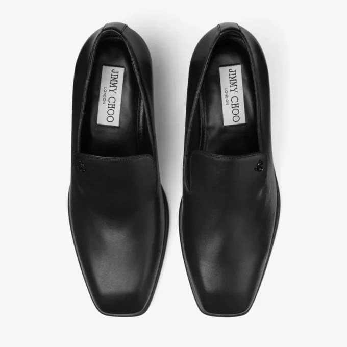 Eliot Slipper 45 Heren Zwart Vintage Leren Pantoffels Eliot Slipper 45 Heren Zwart Vintage Leren Pantoffels