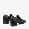 Eliot Slipper 45 Zwarte vintage leren pantoffels