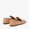 Eliot Slipper F Toffee suède pantoffels met oogjes Eliot Slipper F Toffee suède pantoffels met oogjes