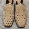 Eliot Slipper F Toffee suède pantoffels met oogjes Eliot Slipper F Toffee suède pantoffels met oogjes