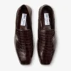 Eliot Slipper Heren Sambuco Slippers van leer met krokodillenreliëf Eliot Slipper Heren Sambuco Slippers van leer met krokodillenreliëf