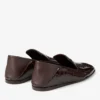 Eliot Slipper Heren Sambuco Slippers van leer met krokodillenreliëf Eliot Slipper Heren Sambuco Slippers van leer met krokodillenreliëf