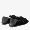 Eliot Slipper Heren Zwart Fluwelen Pantoffels met Kwast Eliot Slipper Heren Zwart Fluwelen Pantoffels met Kwast