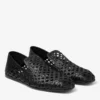 Eliot Slipper Zwarte geweven leren pantoffels Eliot Slipper Zwarte geweven leren pantoffels