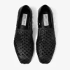 Eliot Slipper Zwarte geweven leren pantoffels Eliot Slipper Zwarte geweven leren pantoffels