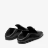 Eliot Slipper Zwarte vintage leren pantoffels
