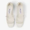 Elisa 45 Latte pumps van lakleer en mesh