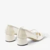 Elisa 45 Latte pumps van lakleer en mesh