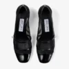 Elisa 45 zwarte pumps van lakleer en mesh