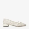 Elisa Ballerina Latte jimmy choo Ballerina’s van geperforeerd nappaleer Elisa Ballerina Latte jimmy choo Ballerina’s van geperforeerd nappaleer
