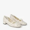 Elisa Ballerina Latte jimmy choo Ballerina’s van geperforeerd nappaleer Elisa Ballerina Latte jimmy choo Ballerina’s van geperforeerd nappaleer