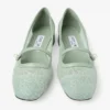 Elisa Ballerina Verde jimmy choo-kant en Spazzolato-ballerina’s