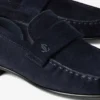 Ellis Loafer F marineblauwe suède loafers Ellis Loafer F marineblauwe suède loafers