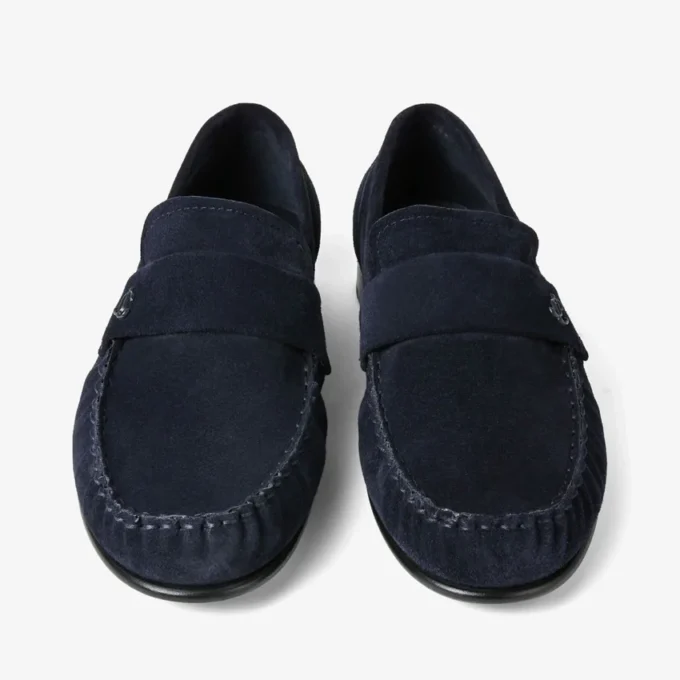 Ellis Loafer F marineblauwe suède loafers Ellis Loafer F marineblauwe suède loafers