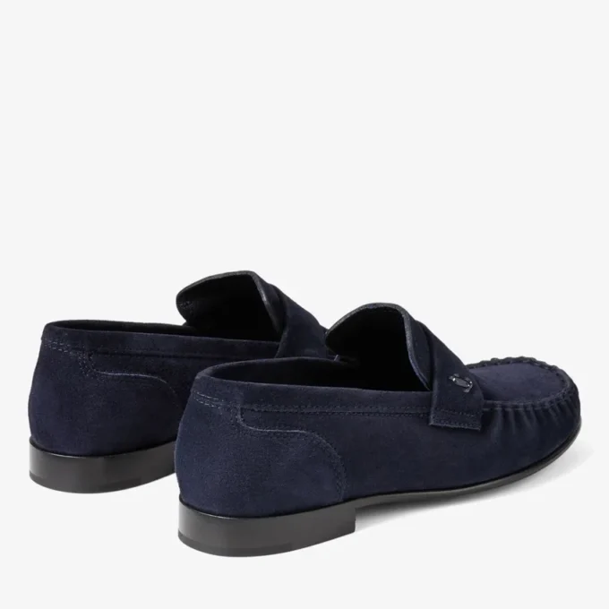 Ellis Loafer F marineblauwe suède loafers Ellis Loafer F marineblauwe suède loafers