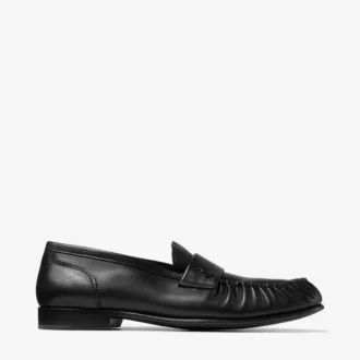 Ellis Loafer F Zwarte loafers van zacht leer