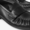 Ellis Loafer F Zwarte loafers van zacht leer