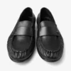 Ellis Loafer F Zwarte loafers van zacht leer