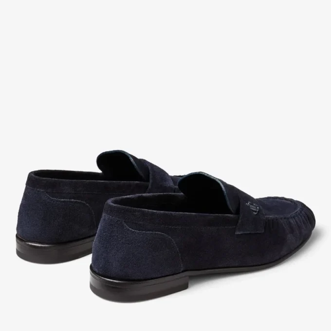 Ellis Loafer M Midnight fluweel suède loafers Ellis Loafer M Midnight fluweel suède loafers