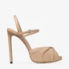 Elly 120 Chai sandalen van zacht handschoenleer en glanzend nappaleer