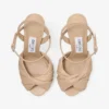 Elly 120 Chai sandalen van zacht handschoenleer en glanzend nappaleer