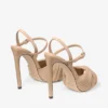 Elly 120 Chai sandalen van zacht handschoenleer en glanzend nappaleer