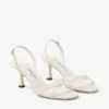 Elsy 70 Latte nappalederen slingback met gekruiste bandjes Elsy 70 Latte nappalederen slingback met gekruiste bandjes