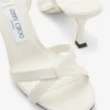 Elsy 70 Latte nappalederen slingback met gekruiste bandjes Elsy 70 Latte nappalederen slingback met gekruiste bandjes