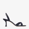 Elsy 70 marineblauwe suède slingbacks