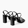 Elsy sandalen met blokhak 85 zwart nappaleer Elsy sandalen met blokhak 85 zwart nappaleer